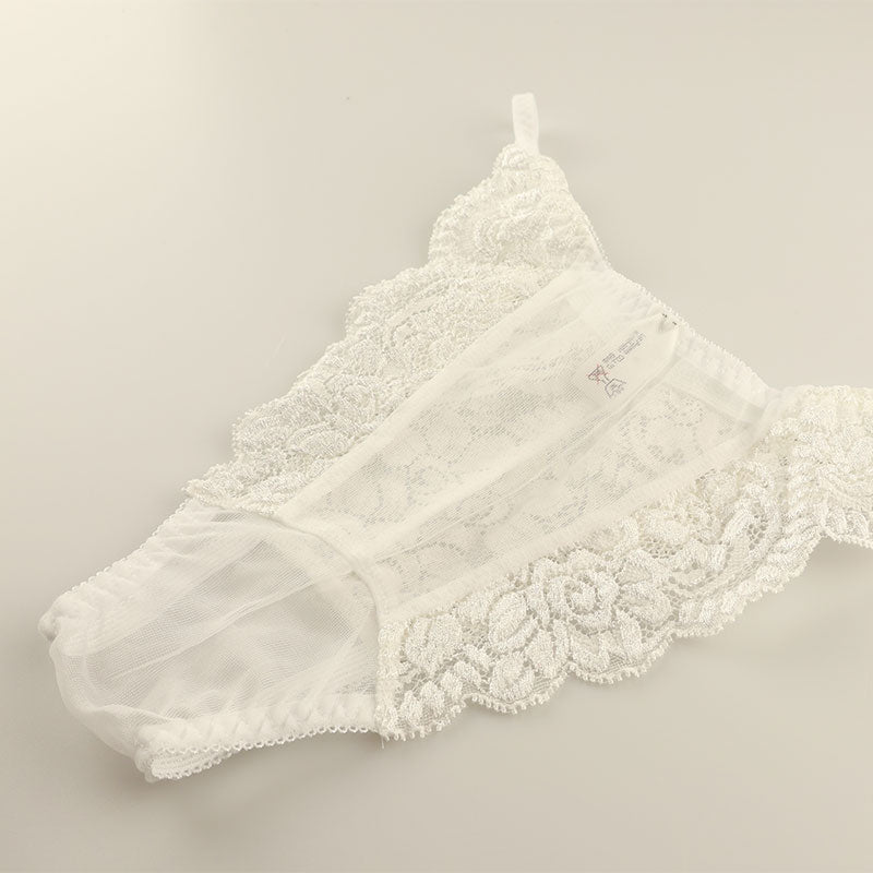 La-Pomme 20 Half Fabric Lace Fullback Shorts 322047