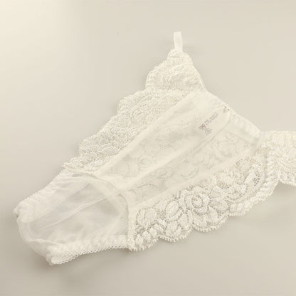 La-Pomme 20 Half Fabric Lace Fullback Shorts 322047
