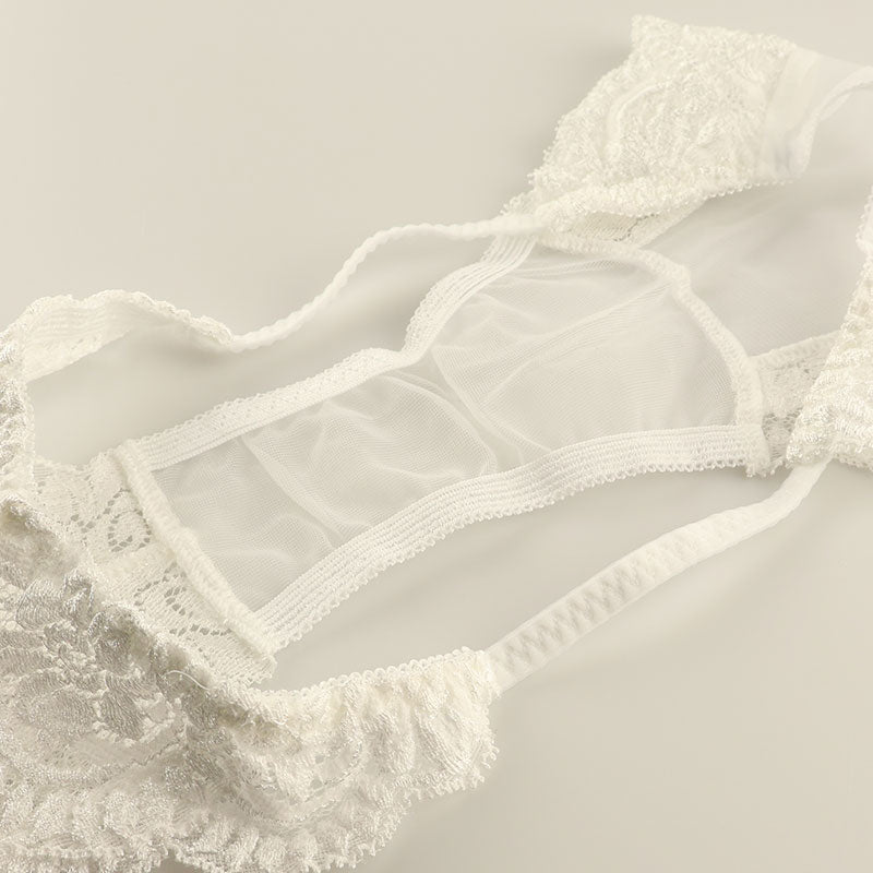 La-Pomme 20 Half Fabric Lace Fullback Shorts 322047