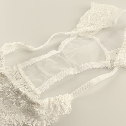 La-Pomme 20 Half Fabric Lace Fullback Shorts 322047