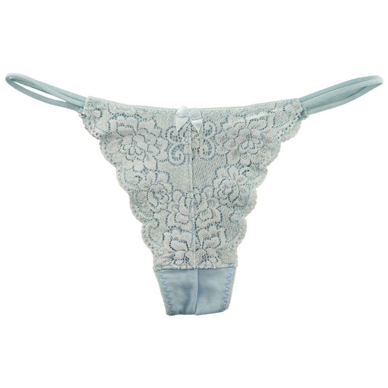 La Paume Stretch Lace Open Crotch Halfback Shorts 421093