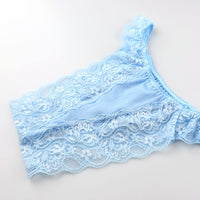 La-Pomme stretch lace mesh x glossy stretch fabric half back shorts 422033