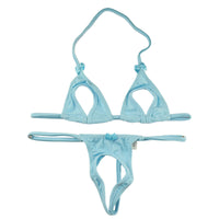 La-Pomme E6000 Fabric Open Micro Bikini Set 52612