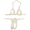 La-Pomme E6000 Fabric Open Micro Bikini Set 52612