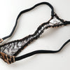 La-Pomme MFS fabric leopard print micro bikini set 52966