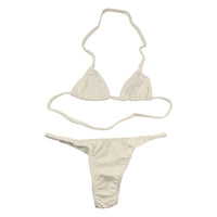 La Paume T2S fabric micro bikini set of bra and shorts 530035