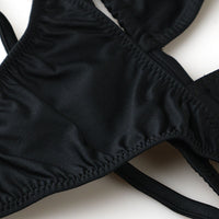 La Paume T2S fabric micro bikini set of bra and shorts 530035