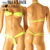 La Paume T2S fabric bra and shorts micro bikini set 536015