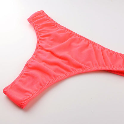 【OUTLET】ユニセックス ガーゼの様な肌触り ナイロンウーリーストレッチ生地 Tバックショーツ  618129