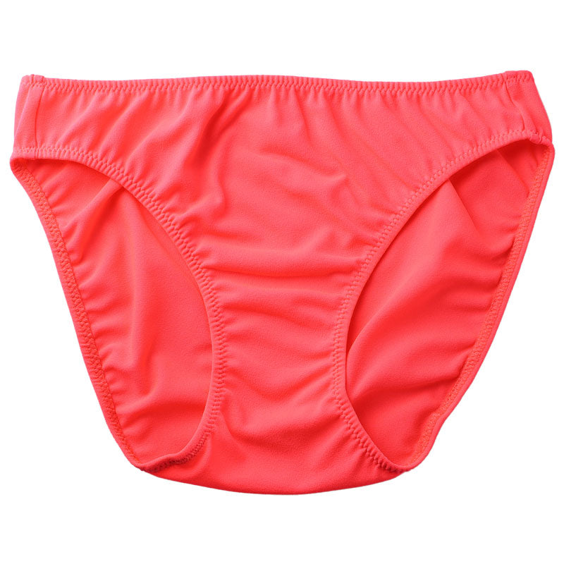 【OUTLET】ユニセックス ナイロンウーリーストレッチ生地のハギ無し蛍光色フルバックショーツ 618130
