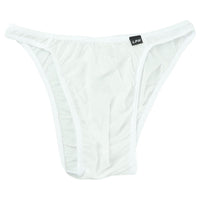 Men's GUS Transparent Ultra Thin Front Seamless Half Back Bikini 621048