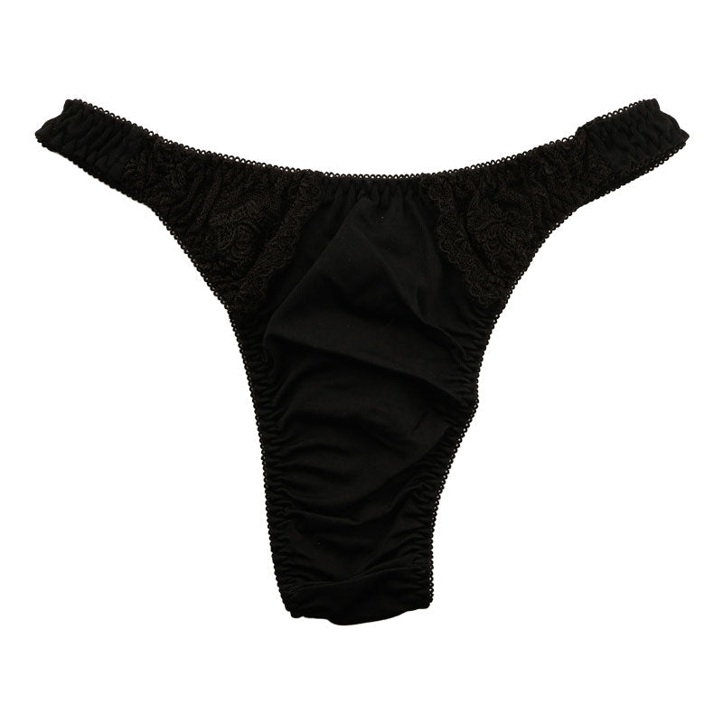 【OUTLET】ユニセックス SSS生地 レース Tバックショーツ 621049