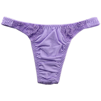 【OUTLET】ユニセックス SSS生地 レース Tバックショーツ 621049