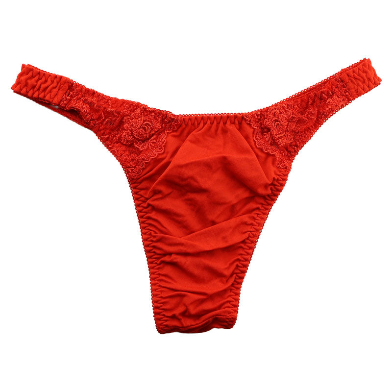 【OUTLET】ユニセックス SSS生地 レース Tバックショーツ 621049