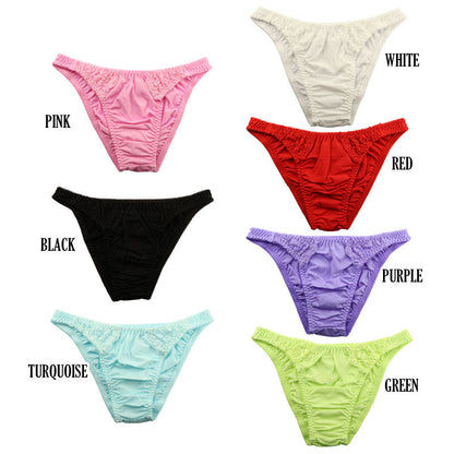 【OUTLET】ユニセックス SSS生地 レース フルバックショーツ 621050