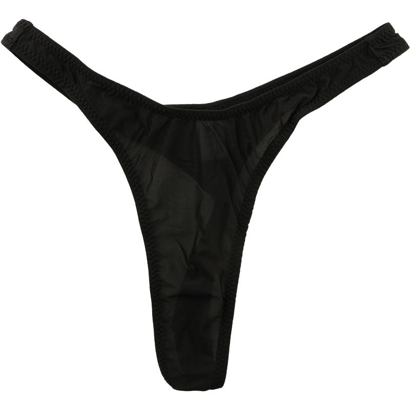 【OUTLET】ユニセックス GUS生地 光沢 1枚仕立て ハギ無し ハイレグ Tバックショーツ 621055