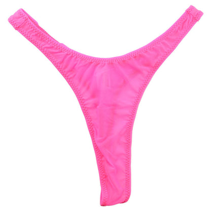 【OUTLET】ユニセックス GUS生地 光沢 1枚仕立て ハギ無し ハイレグ Tバックショーツ 621055