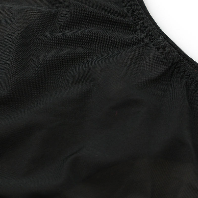 Unisex GUS Fabric Glossy 1 Piece Tailored No Hugging High Leg Half Back Shorts 621056