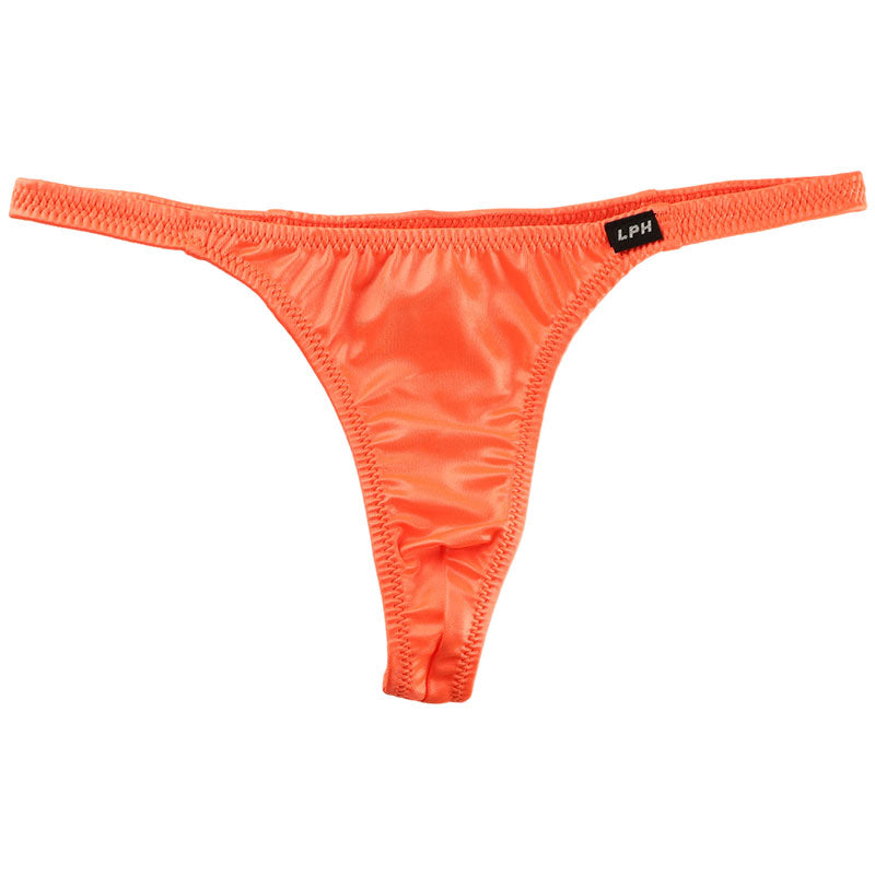 Men's Super WET Fabric Tight Pattern T-Back Bikini 622023