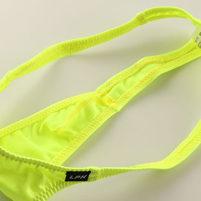 【OUTLET】メンズ スーパーWET生地 タイトパターン Tバックビキニ 622023