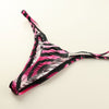 Unisex SLKS fabric zebra print thong shorts 721047