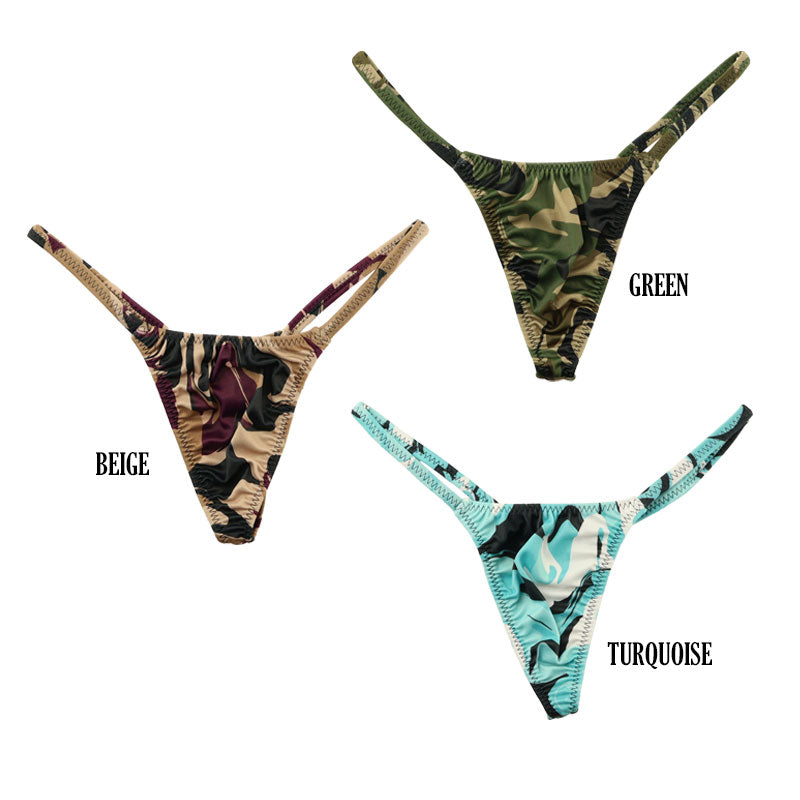 Women's Camouflage cotton G-string, panties, thong, bikini