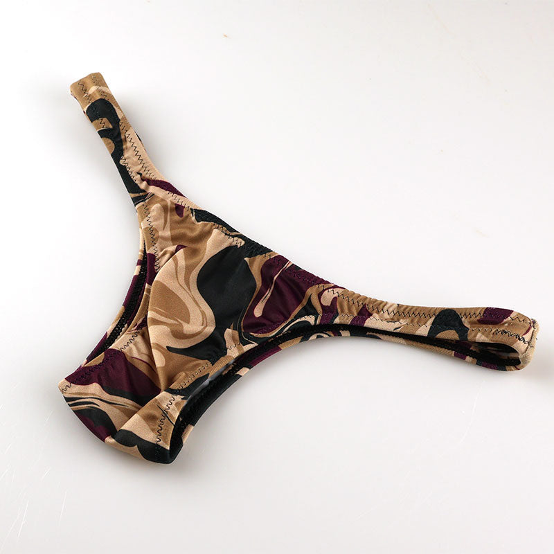 Unisex SLKS Fabric Camouflage Print Rio Back Bikini 723021