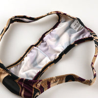 Unisex SLKS Fabric Camouflage Print Rio Back Bikini 723021