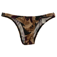 Unisex SLKS Fabric Camouflage Print Half Back Bikini 723023