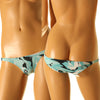 Unisex SLKS Fabric Camouflage Print Half Back Bikini 723023