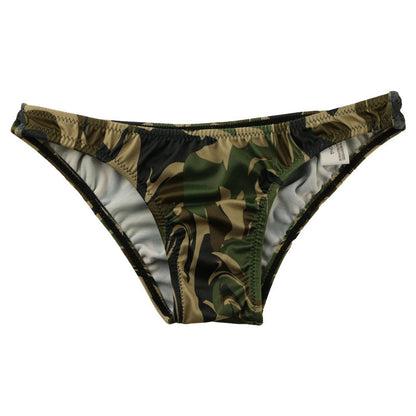 Unisex camouflage print SLKS half back shorts with silky feel 723024
