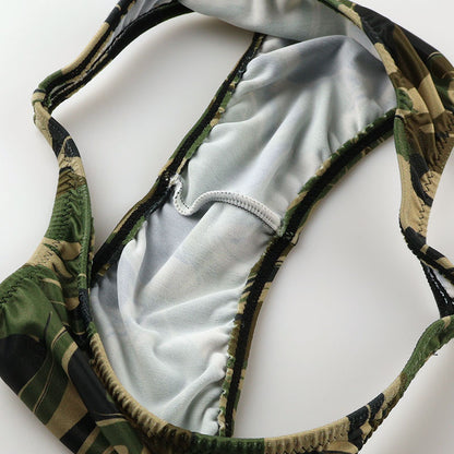 Unisex camouflage print SLKS Rio back shorts with silky feel 723025