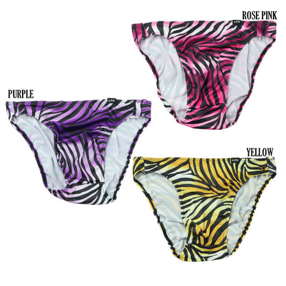 Men's SLKS Animal Print Shiny Full Back Bikini 726004
