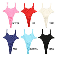 La-Pomme MFS Fabric Super High Leg Leotard 93962