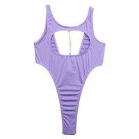 La-Pomme E6000 fabric leotard with pearl accessories 94950