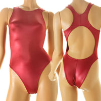 La-Pomme Super WET Competitive Swimsuit Type Leotard Half Back Style 95316