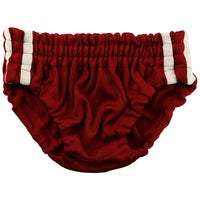 La-Pomme SMS fabric with side lines, shallow sports bloomer style full back, in-rubber type SB05