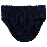 La-Pomme SMS fabric, no side line, shallow sports bloomer style full back, in-rubber type SB06